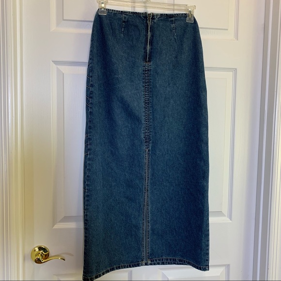 no boundaries Denim Maxi Skirt Size 11 Juniors - Picture 4 of 7